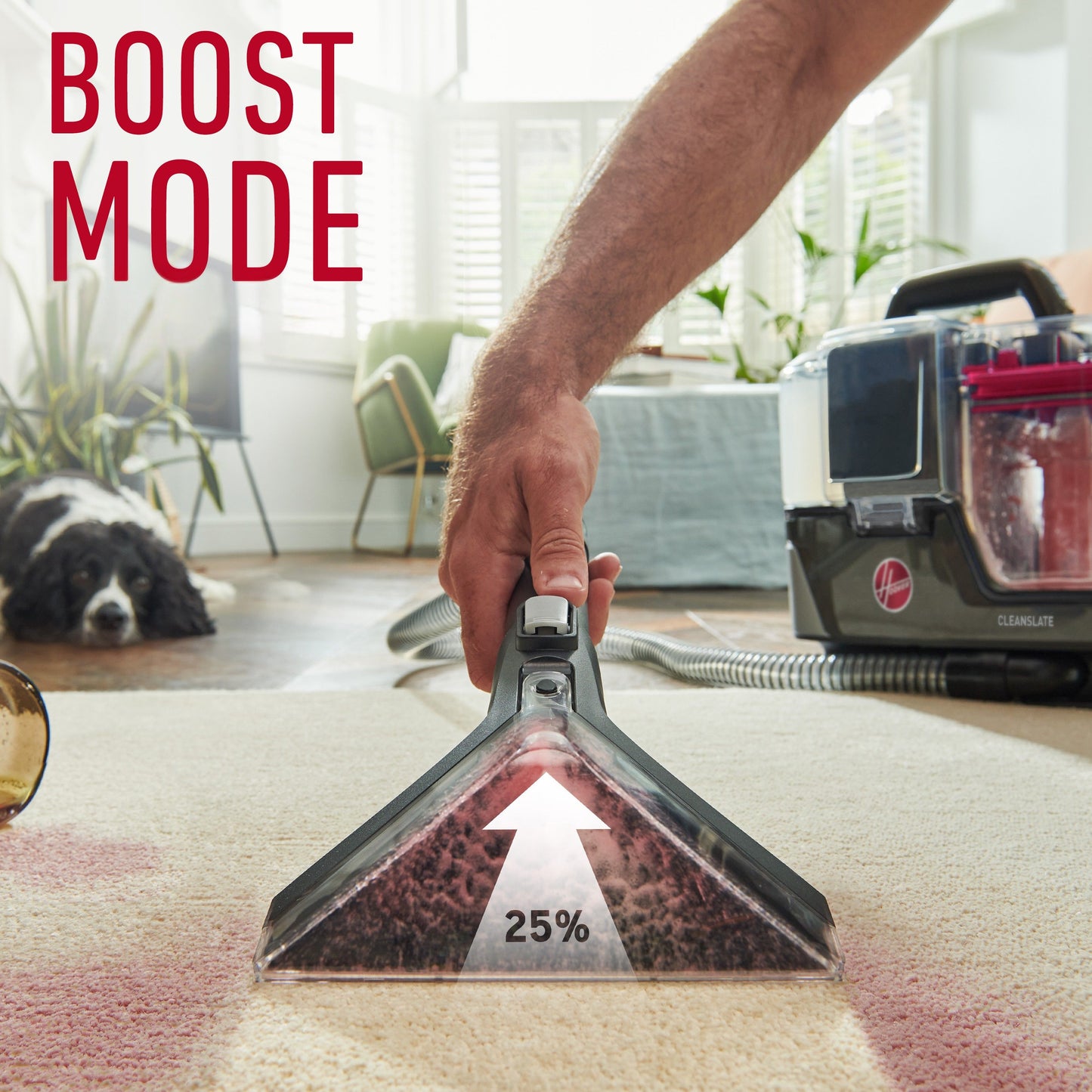 Hoover  Cleanslate Cordless Spot Cleaner  CLSW-CSME  Cordless Convenience for Ultimate Portability for cleaning spills and stain