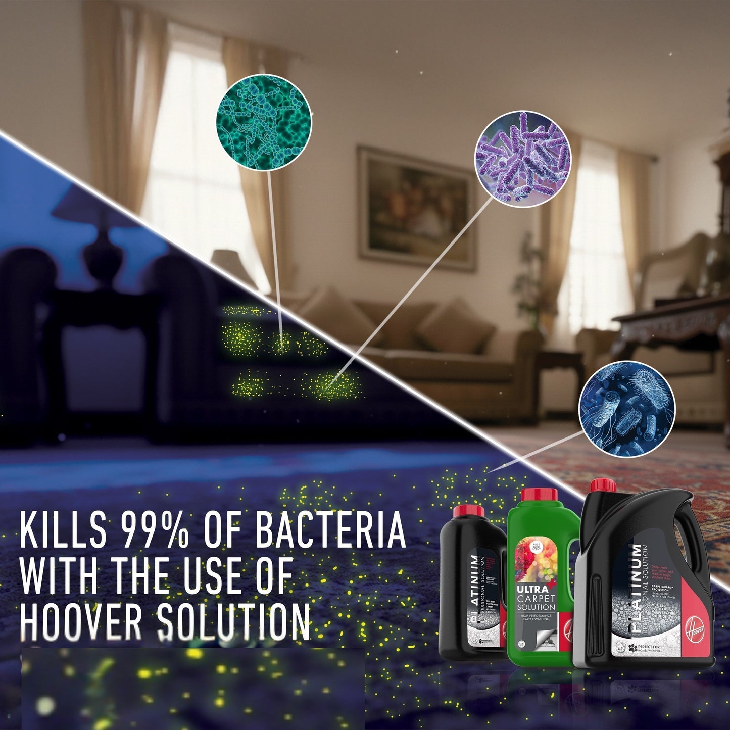 Hoover  Cleanslate Cordless Spot Cleaner  CLSW-CSME  Cordless Convenience for Ultimate Portability for cleaning spills and stain