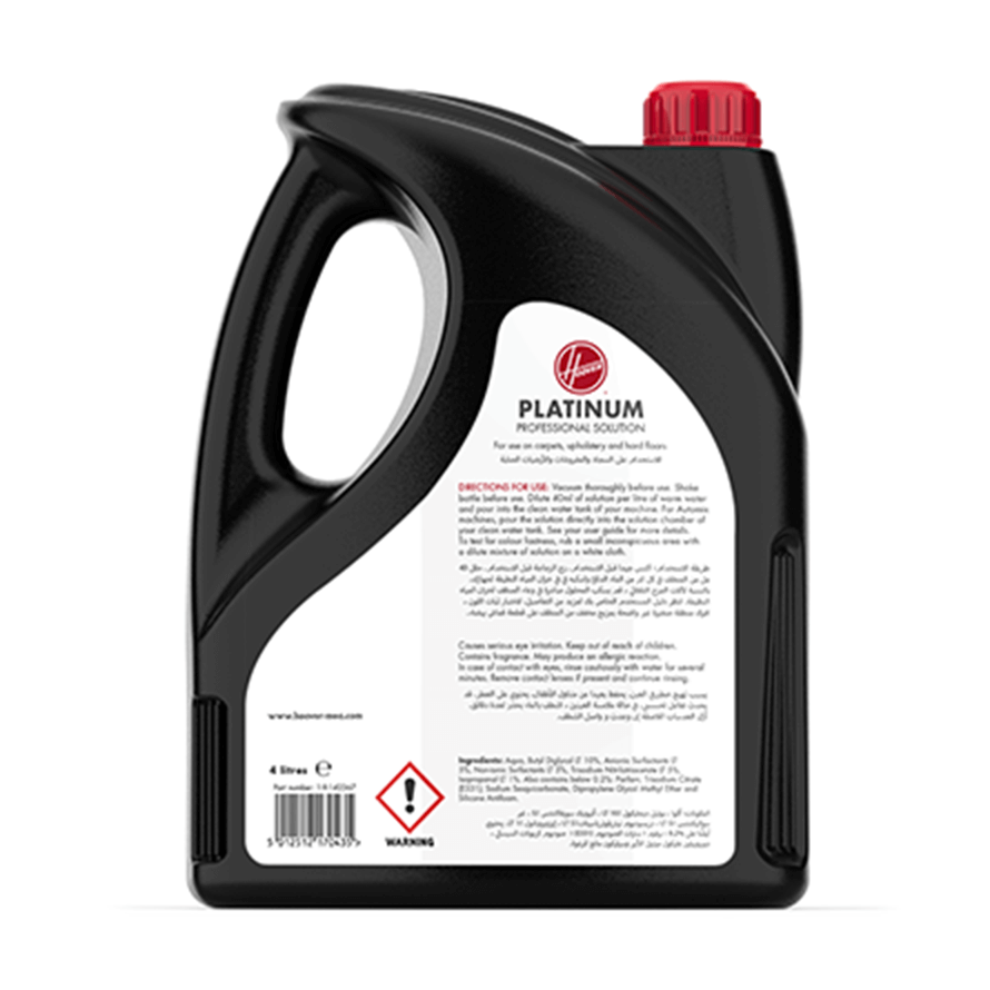 Hoover Platinum Professional Carpet Cleaning Solution 4L